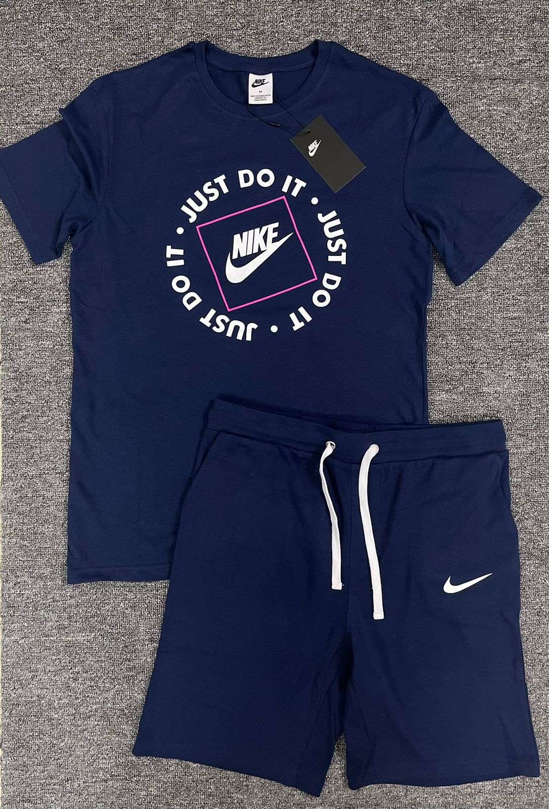 Nike Navy Blue T shirts and Shorts Combo