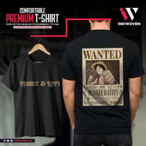 Monkey D Luffy Wanted Anime T-shirt