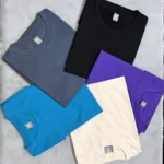 Solid T-shirt 5 pieces combo